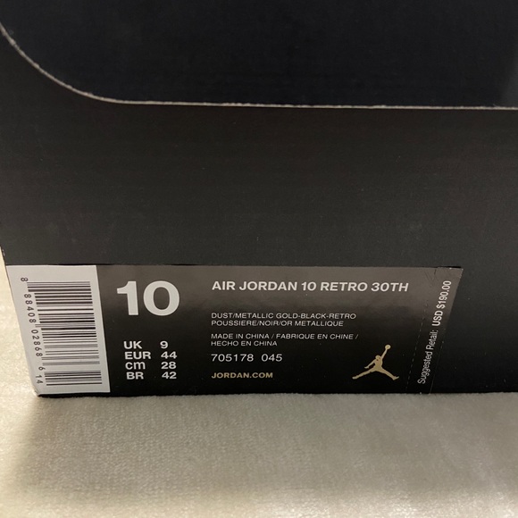 Air Jordan 10 30th anniversary “Statue of Liberty” - Picture 9 of 9